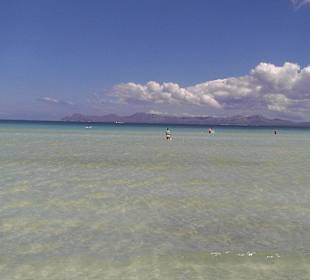 Strand in der Nähe des Hotels