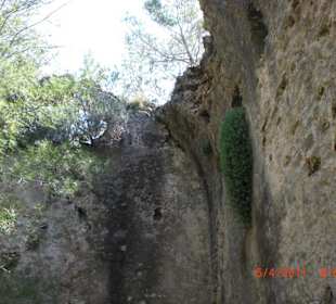 Eingestürztes Gewölbe der Therme