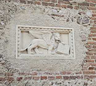 Steinrelief Markuslöwe