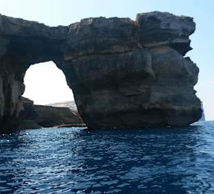 Azur Window vom Boot aus