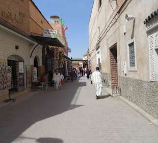 Unterwegs in der Altstadt von Marrakesch