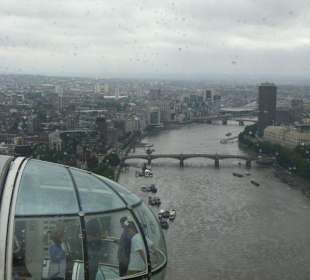 Aus einer London Eye Kabine