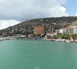 Der rote Turm in Alanya