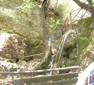 kleiner Wasserfall im Schmetterlingstal