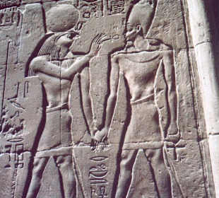 Wandrelief im Luxor-Tempel