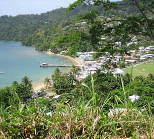 Blick von einer Anhöhe 