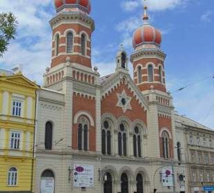 Pilsens große, renovierte Synagoge