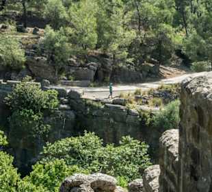 Zufahrt zur römischen Brücke
