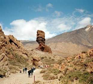 Parque Nacional de Teide -Los  Roques de Garcia mit Teide