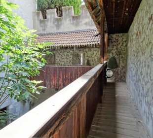Wehrgänge in der Burg