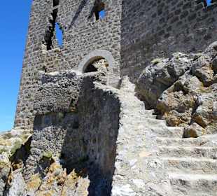 Rundgang durch die Burg Quéribus
