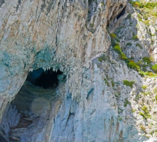 Eine Kaverne auf capri