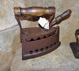 In einer Bauernküche im Museo Etnografico