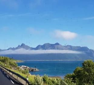 Lofoten, vom Bus aus photografiert