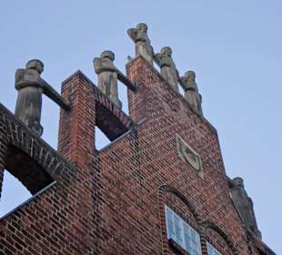 Giebel der "Sieben Faulen" in der Böttcherstraße