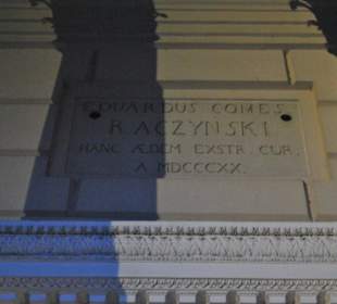Mausoleum Raczyńskich - tablica