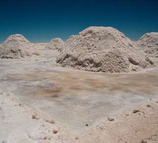 Salt exploitation, Salar de Uyuni - Bolivia