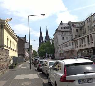 Römische Stadtmauer an der Burgmauer