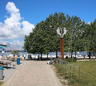 Blick auf die Strandpromenade
