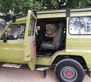 Unser Gefährt während der Safari