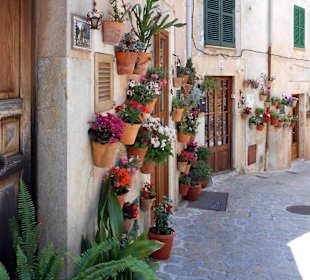 Blumengasse in Valldemossa