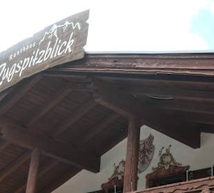 Stopp beim Rest. Zugspitzblick Biberwier