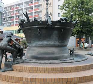 Der Faunbrunnen Leiterstraße / Heinrich-Apel-Platz