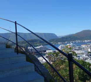 418 Stufen auf den Aussichtsberg