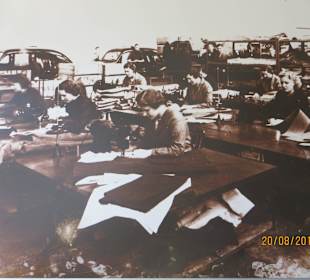 VOLVO Ausstellung Näherei