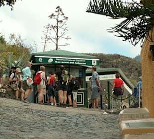 Kontrollstelle vor dem Barranco