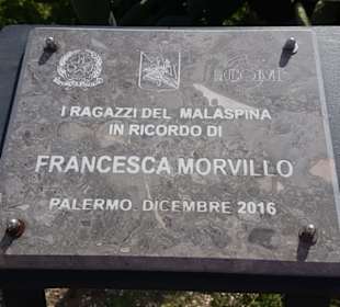 Gedenktafel in Palermo