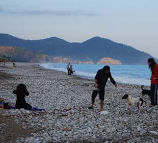 Jugendliche Rucksacktouristen