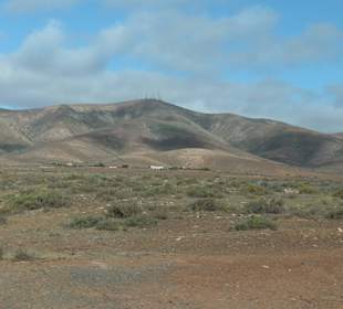 Fahrt durch die Landschaft - Blick aus dem Bus