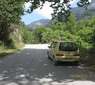 Bremsen pause für das klein Seicento