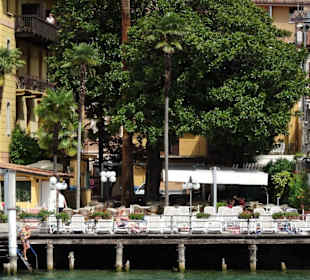 Seeblick auf das Restaurant Hotel Malcesine