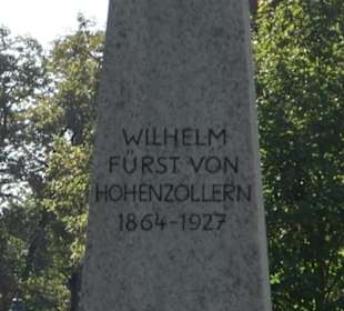 Denkmal Wilhelm Fürst von Hohenzollern