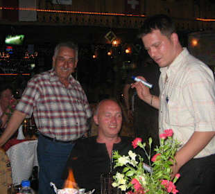 Spass haben im Staudamm