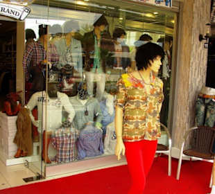 Kumköy Einkaufs-Bazarbereich