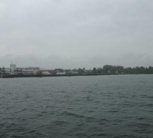 Unterwegs mit Linienboot bei Friedrichshafen