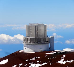 Größtes Spiegelteleskop am Mauna Kea