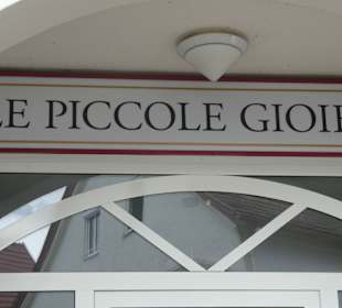 Zum Abendessen bei Le Piccole Gioie am Marktplatz