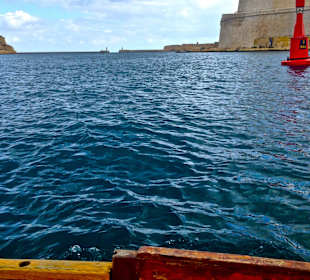 Mit dem Wassertaxi von Isla nach Valletta