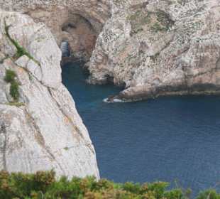 Felsen bei der Grotta di Nettuno