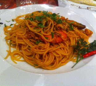 Spaghetti pescatore (Meeresfrüchte)