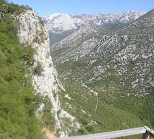 Blick vom Eingang der Grotte