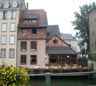Pequeña terraza en la Petite France