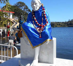 Sai Baba at Grand Bassin (Ganga Talao)