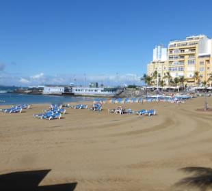Die Playa de las Canteras von Las Palmas