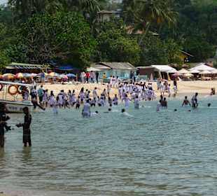 Der Strand am Wochenende