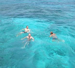 Schnorcheln & Baden während des Katamaranausfluges